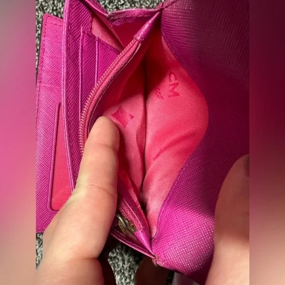 MCM trifold wallet